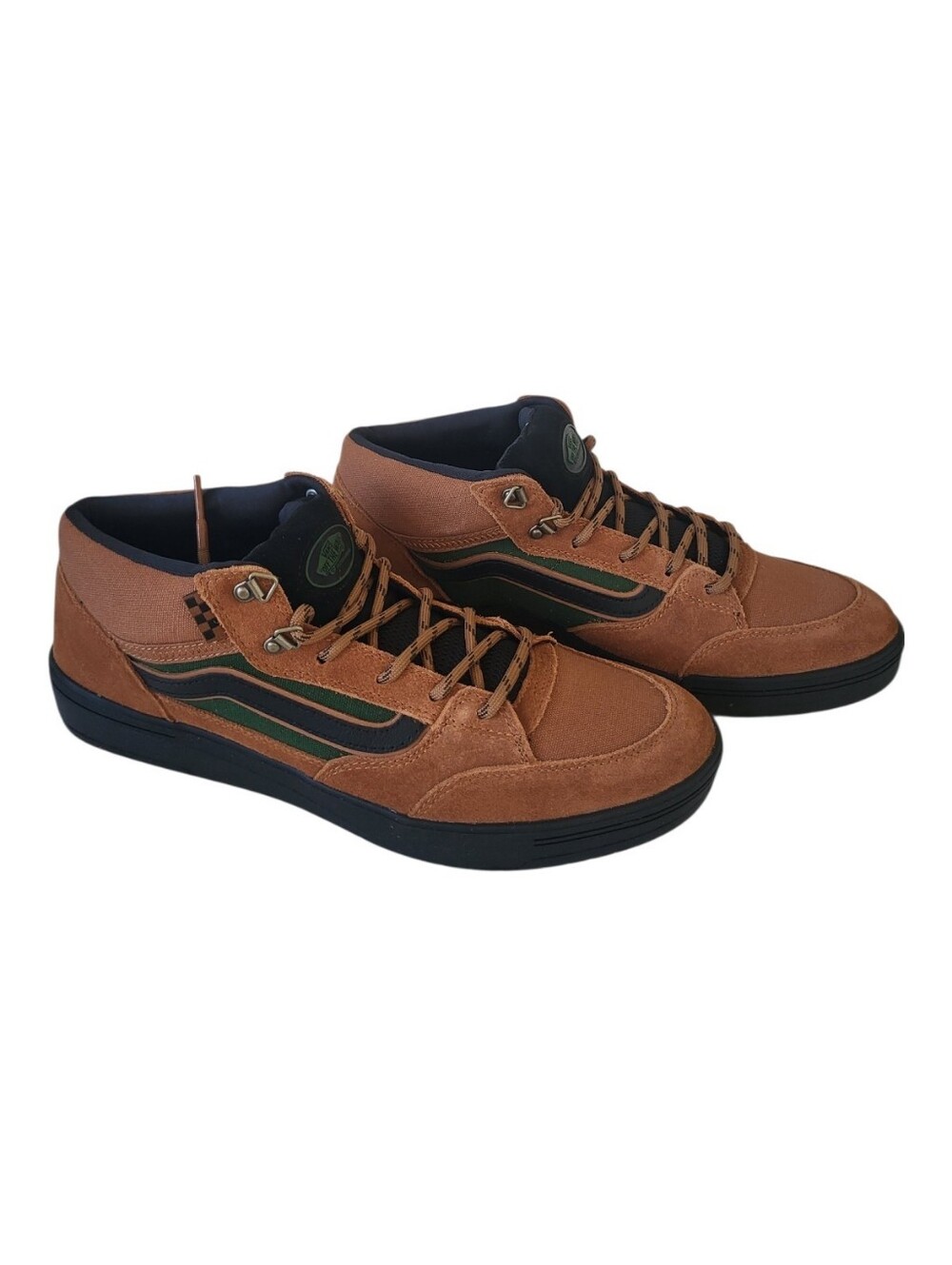Vans Skate Zahba Mid Brown Suede Mens Size 12 - Picture 4 of 14